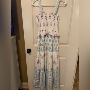 Floral Smocked Maxi Dress